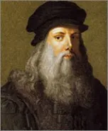 Historisch portret van Leonardo da Vinci.